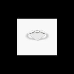 NOVE25 - ANELLO CHEVALIER CUORE LISCIO