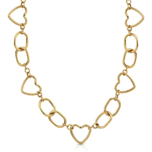 Ops Object - Collana con catena cuore LOVELY