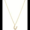 Ops Object - Collana COLOR LETTER U con smalto colorato