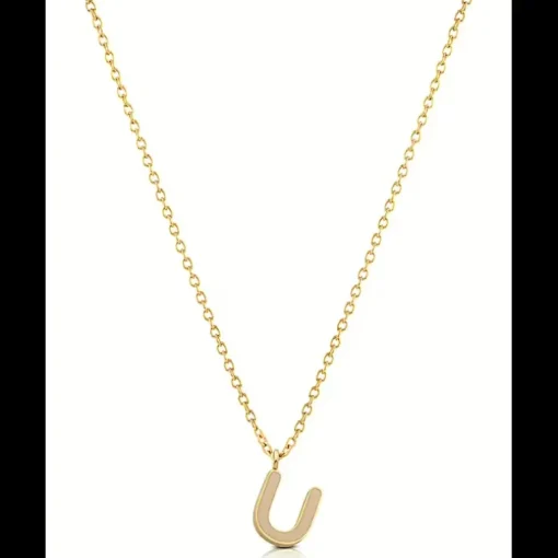 Ops Object - Collana COLOR LETTER U con smalto colorato