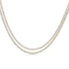 Ops Object - collana tennis doppio con pietre bianche GLIMMER
