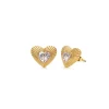 Ops Object - orecchini cuore a lobo BELOVED