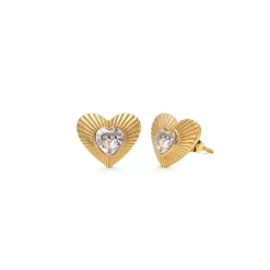 Ops Object - orecchini cuore a lobo BELOVED