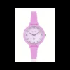 Ops Object - Orologio PRECIOUS ROUND con cinturino in silicone lilla