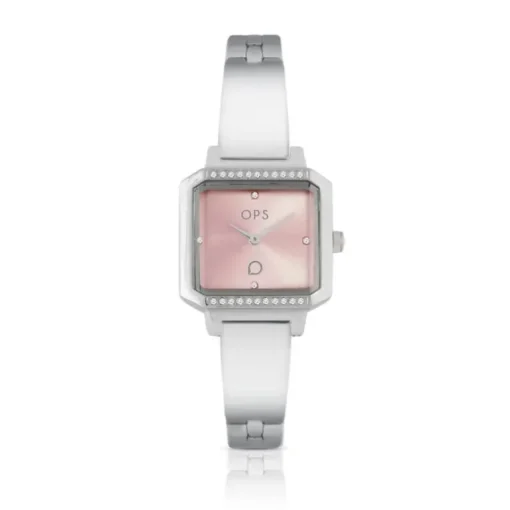 OPS OBJECT - orologio SQUARED FASHION in acciaio