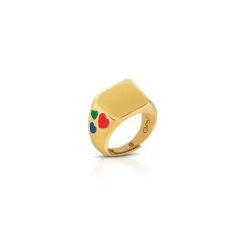 OPS OBJECTS - ANELLO ICON GOLDEN LOVEFOOL