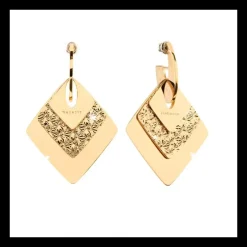 Orecchini Femme con tre rombi pendenti diamantati