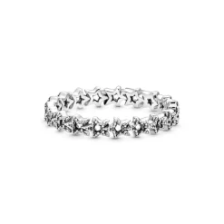 PANDORA - Anello a fascia Stelle asimmetriche