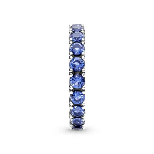 PANDORA - Anello eternity Sentiero luminoso blue