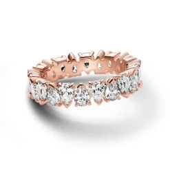 Pandora - Anello Fascia Gocce Asimmetriche