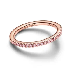 Pandora Anello Pavè Fascia Sottile