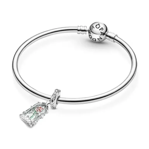 PANDORA - Charm Disney, La Bella e la Bestia, pendente La Rosa Incantata