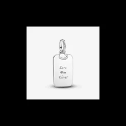Pandora - charm Pendente Medaglia Rettangolare