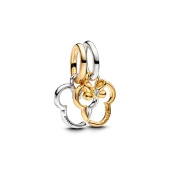 Pandora Disney, pendente Mickey e Minnie divisibile