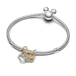 Pandora Disney, pendente Mickey e Minnie divisibile