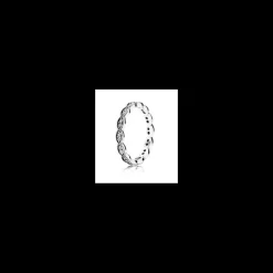 Pandora - Anello a fascia Foglie scintillanti