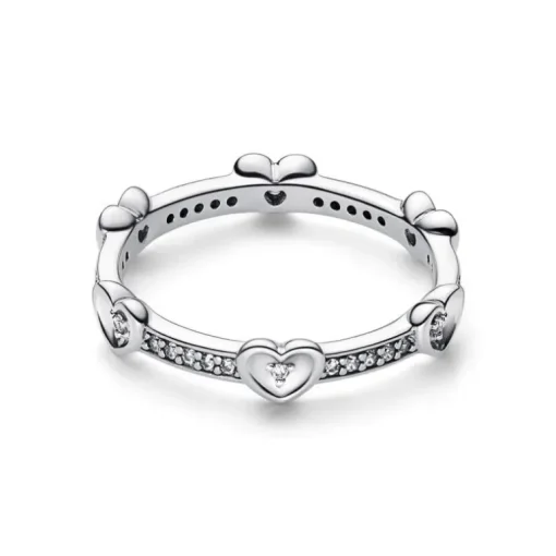 Pandora - Anello Cuori Splendenti