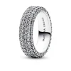 Pandora - Anello Pavè Fascia Tripla