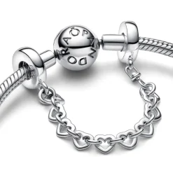 Pandora - Catena di Sicurezza Cuori Intrecciati