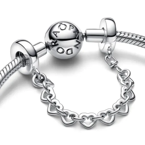 Pandora - Catena di Sicurezza Cuori Intrecciati