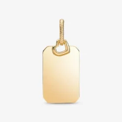 Pandora charm Pendente Medaglia Rettangolare da incidere
