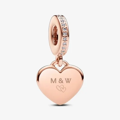 Pandora - Charm Cuore Pendente da incidere