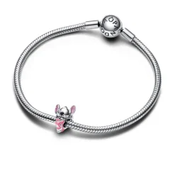 Pandora - Charm Disney, Lilo & Stitch, Stitch con Torta di Compleanno