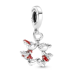 PANDORA - Charm Disney, Pendente Mickey Mouse & Minnie, Il Bacio