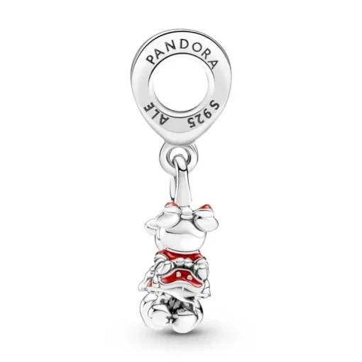 PANDORA - Charm Disney, Pendente Mickey Mouse & Minnie, Il Bacio