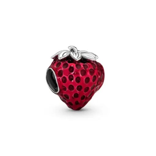 PANDORA - Charm Fragola Rifinito a mano