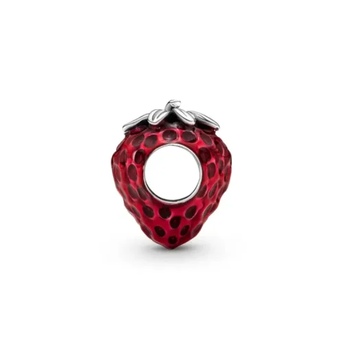 PANDORA - Charm Fragola Rifinito a mano