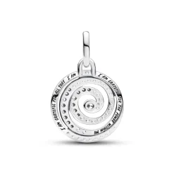 PANDORA - Charm Medallion Gratitude Spiral Pandora me