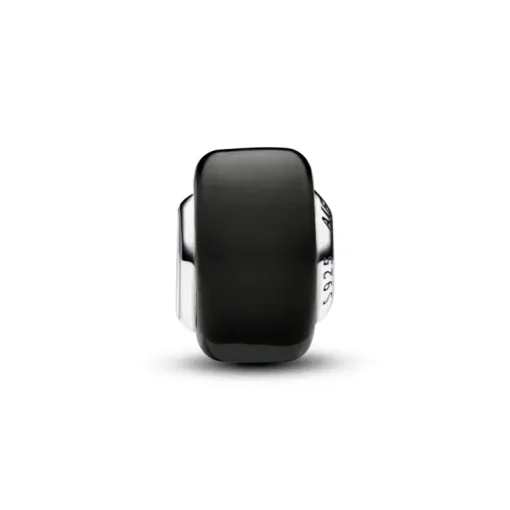 Pandora - Charm Mini Vetro di Murano Nero