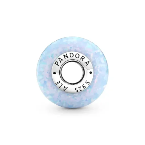 PANDORA - Charm Opale Oceano Blu Rifinito a mano