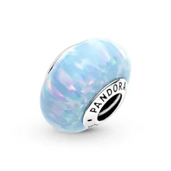 PANDORA - Charm Opale Oceano Blu Rifinito a mano