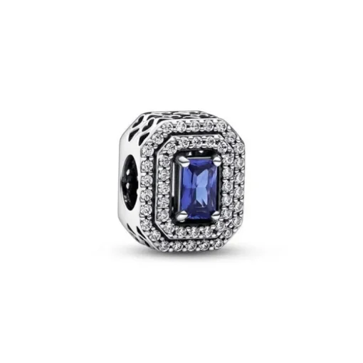 Pandora - Charm Pavè e Pietra Blu