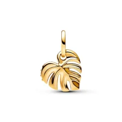 PANDORA - Charm Pendente Foglia di Monstera Scintillante