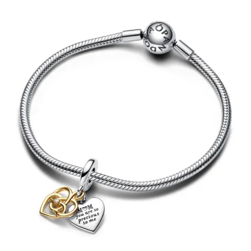 Pandora - Charm Pendente Mamma Sei Preziosa da incidere