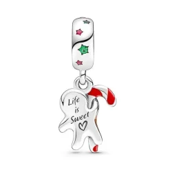 PANDORA - Charm pendente Omino di pan di zenzero