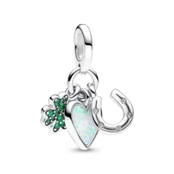 Pandora - Charm Pendente Simboli della Fortuna