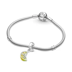 Pandora - Charm Pendente Spicchio di Limone in Argento