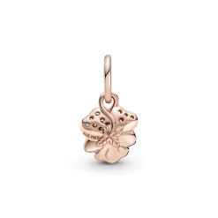 PANDORA - Charm Pendente Viola del Pensiero Luminosa