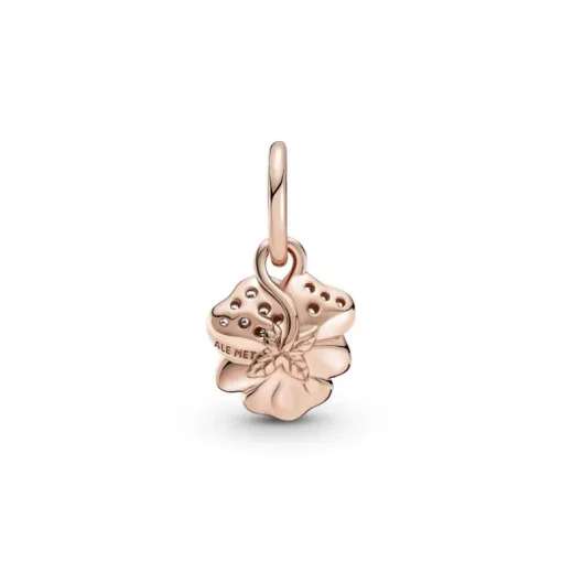 PANDORA - Charm Pendente Viola del Pensiero Luminosa