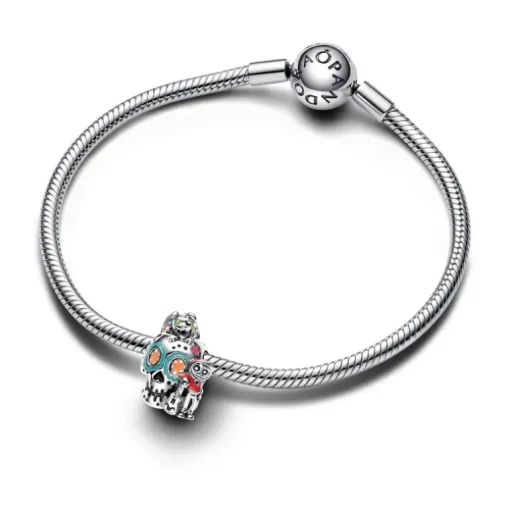 PANDORA - Charm Pixar, Coco, Teschio Miguel & Dante che si illumina al buio