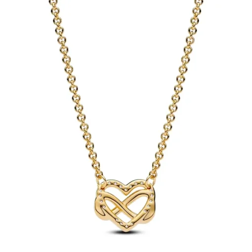 Pandora - Collana Cuore Infinito Pietre Luminose