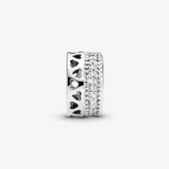 PANDORA Distanziatore openwork Cuori