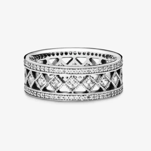 Pandora anello a fascia openwork vintage