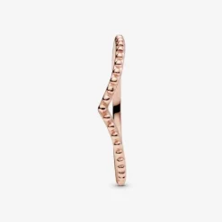 Pandora Anello chevron decorato rosè