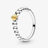 Pandora anello color miele decorato con sfere