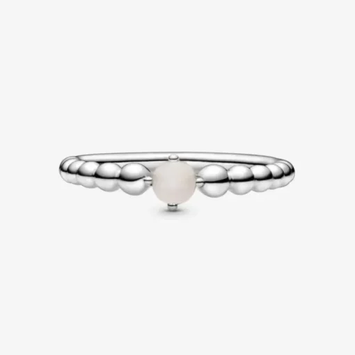 Pandora Anello rosa cipria decorato con sfere
